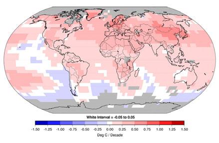 changes, volcanism, and natural variability, from 0 to 0 the increasing industrialization following World War II increased pollution in the northern hemisphere