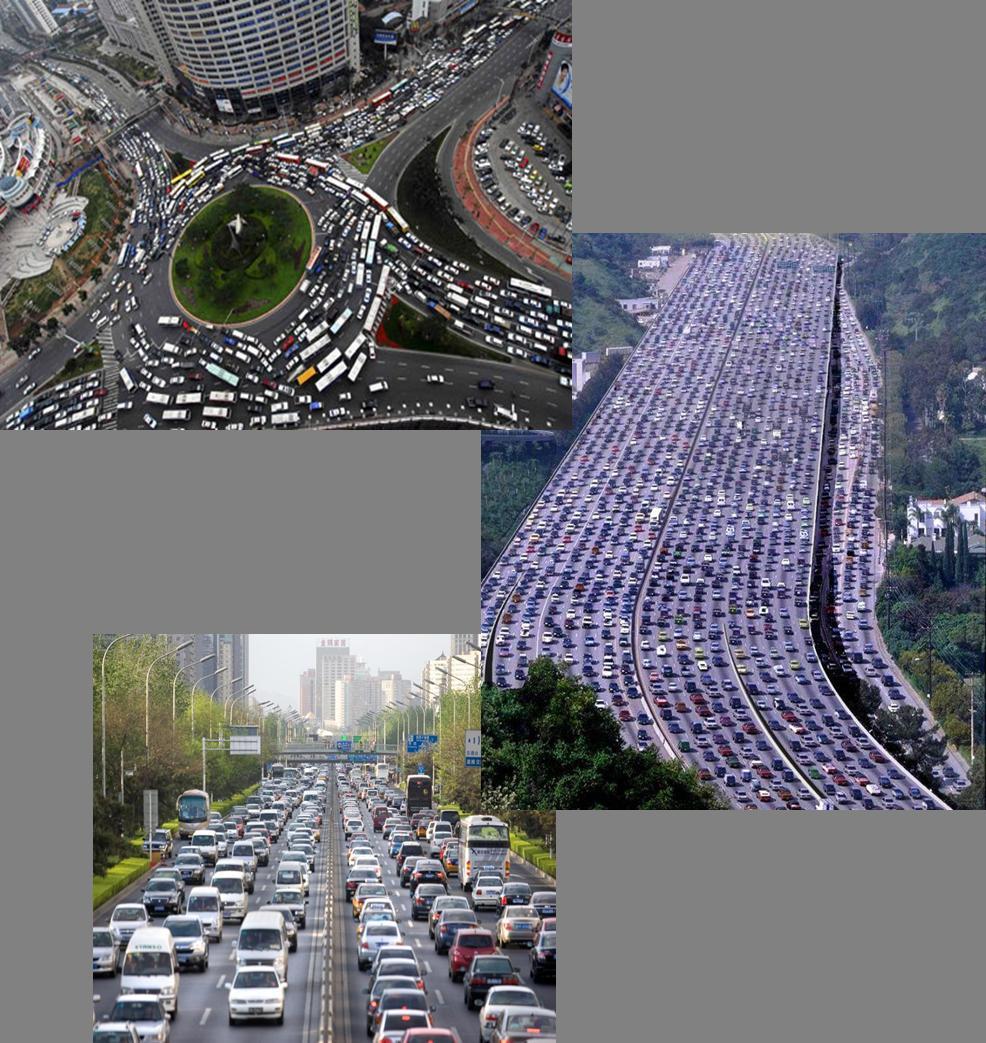 Images from the Biggest Traffic Jam Biggest Traffic