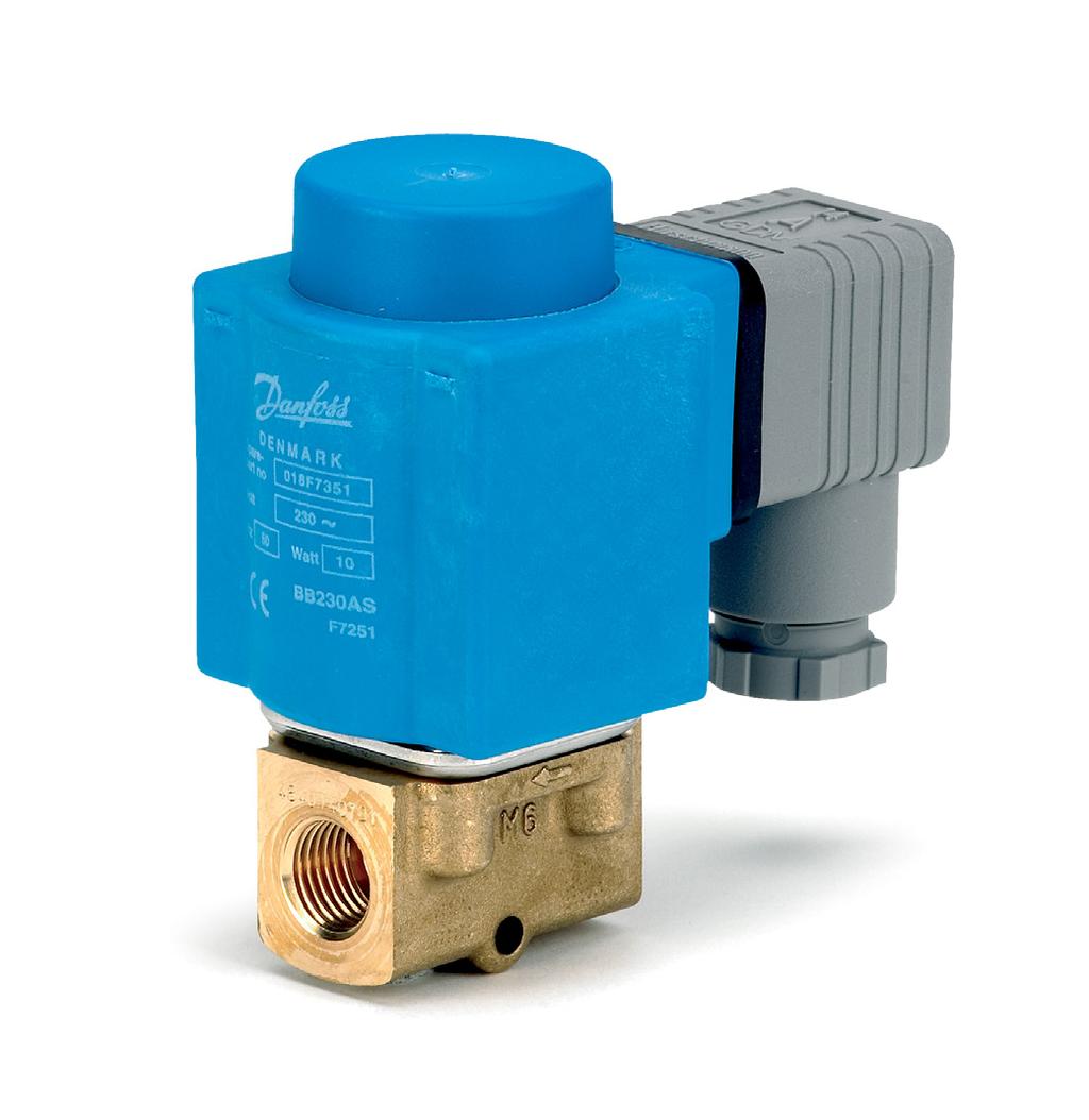Data sheet Direct-operated 2/2-way solenoid valves Type EV20B EV20B covers a wide range of direct-operated 2/2-way solenoid valves for universal use.