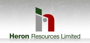 Heron Resources Limited ABN: 30 068 263 098 Level1, 37 Ord Street, West Perth WA 6005 Phone: +61 (0) 8 9215 4444 Website: www.heronresources.com.