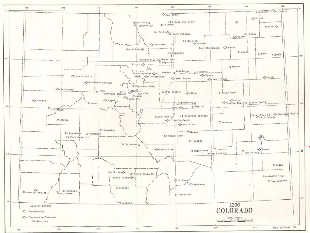 Colorado Weather Stations in