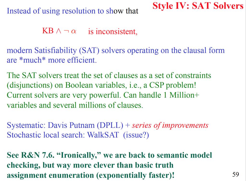 SAT SOLVERS CAN BE VIEWED AS
