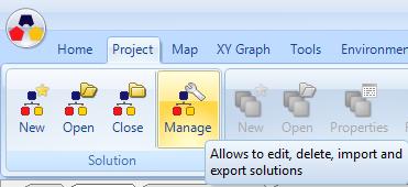 From the Solution Management Window, select Import.