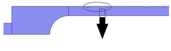 Surface Ribs Schematic of the ribs used as external mass transfer