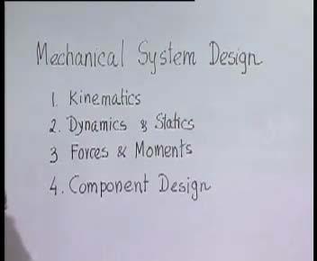 Dynamics of Machines Prof. Amitabha Ghosh Department of Mechanical Engineering Indian Institute of Technology, Kanpur Module No. # 07 Lecture No.