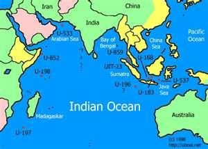 Earth s Oceans The Indian Ocean is the third largest ocean on Earth with a surface area of 73,420,000 km 2. The smallest ocean is the Arctic Ocean, which covers 14,350,000 km 2.