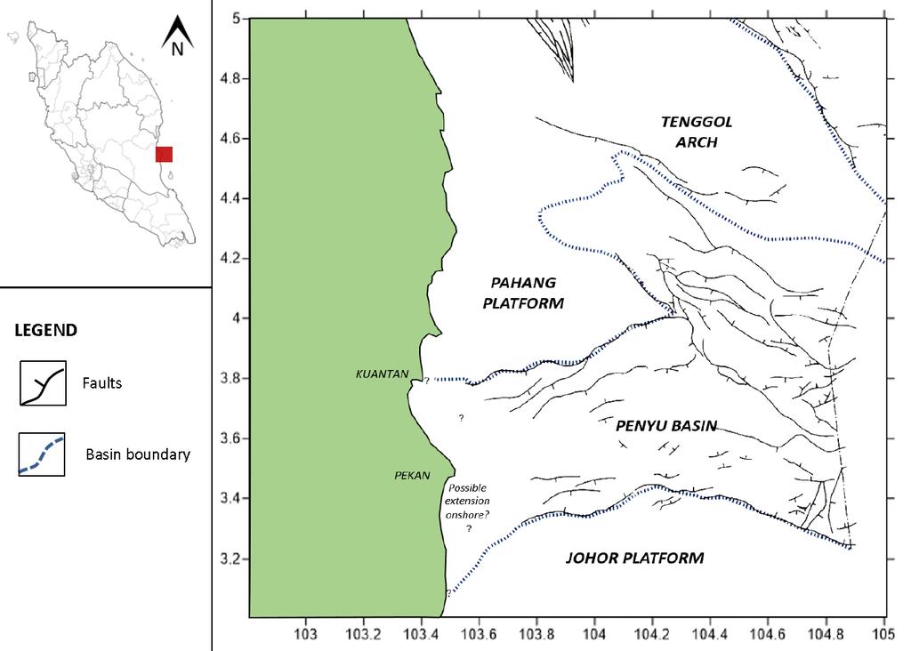 , pp. 63 67 The reconstruction of 3D geo-lithological model of Pekan, Pahang: A possible onshore extension of Penyu Basin Ashley Aisyah Yoong, Abdul Ghani Md Rafek, Khairul Arifin Mohd Noh * &