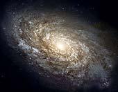 Large galaxy with 20k to 100k light years of diameter Disc-shaped with @ centre : older