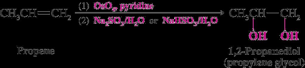 Oxidation of Alkenes: Syn 1,2-Dihydroxylation