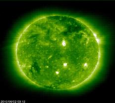 SOHO s orbit has the Sun at its centre and moves with the Earth; the combined gravity of the Earth and Sun keep SOHO in this orbit, and locked to the Earth about 1.5 million km away.