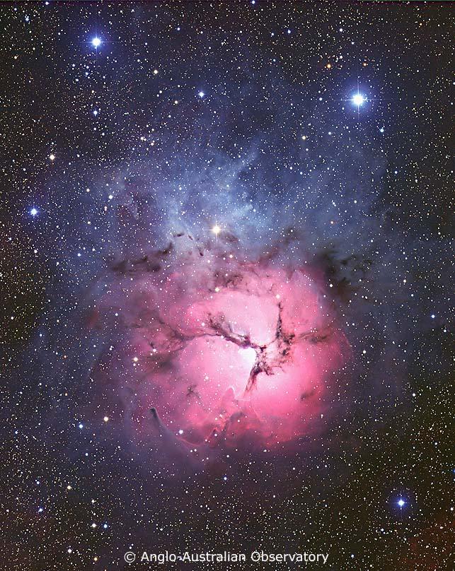 Trifid Nebula Reflection Absorption Emission