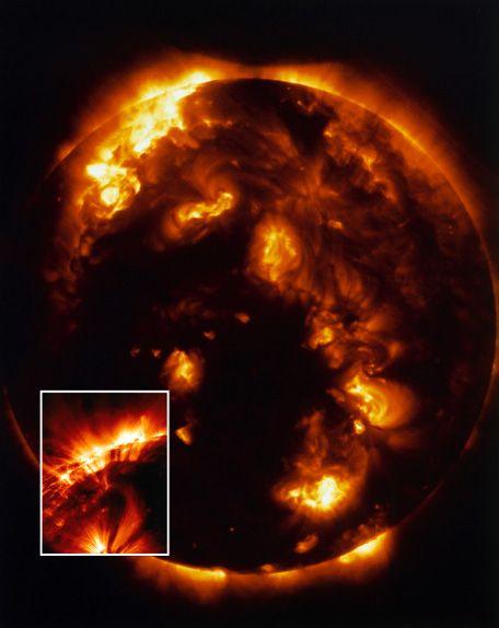 X-ray image of the Sun