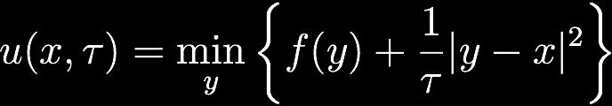 Advantages: stable, guaranteed descent, even in nonconvex case Method is equivalent to backward Euler method