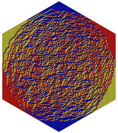 Asymptotics of random rhombus tiling of the hexagon Theorem (Johansson/ Baik, Kriecherbauer, McLaughlin, Miller): As N goes to infinity top line fluctuates as N 1/3