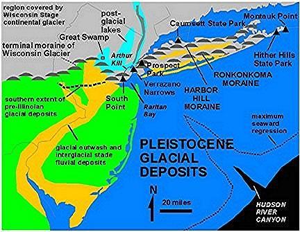 Figure 2 Pleistocene Glacial Deposits Showing Typical Advances of