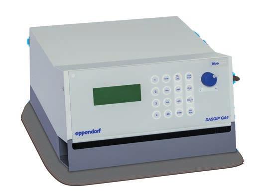 Automated Calculation of OTR, CTR and RQ DASGIP GA modules for exhaust analysis Eppendorf DASGIP GA4 supports precise online monitoring in four exhaust oxygen and four carbon dioxide analyzer