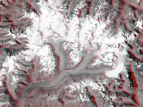 Klinakline Glacier, south Coast Mountains (ASTER DEM) N 8.