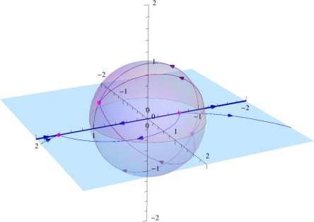 Flows on the Riemann sphere: D > 0