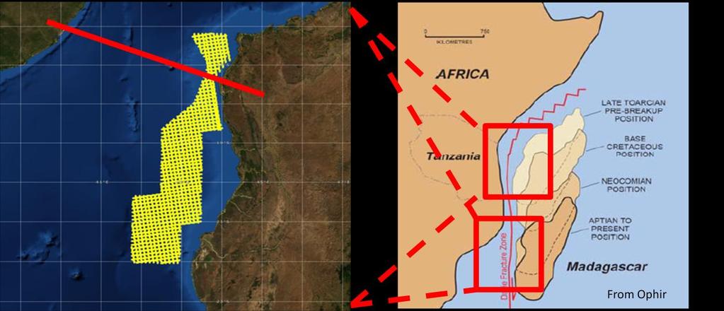 oil with similarities to samples found in Anadarko s Windjammer well in the Rovuma Basin of Mozambique (Oil Review Africa, Issue 3, 2012).
