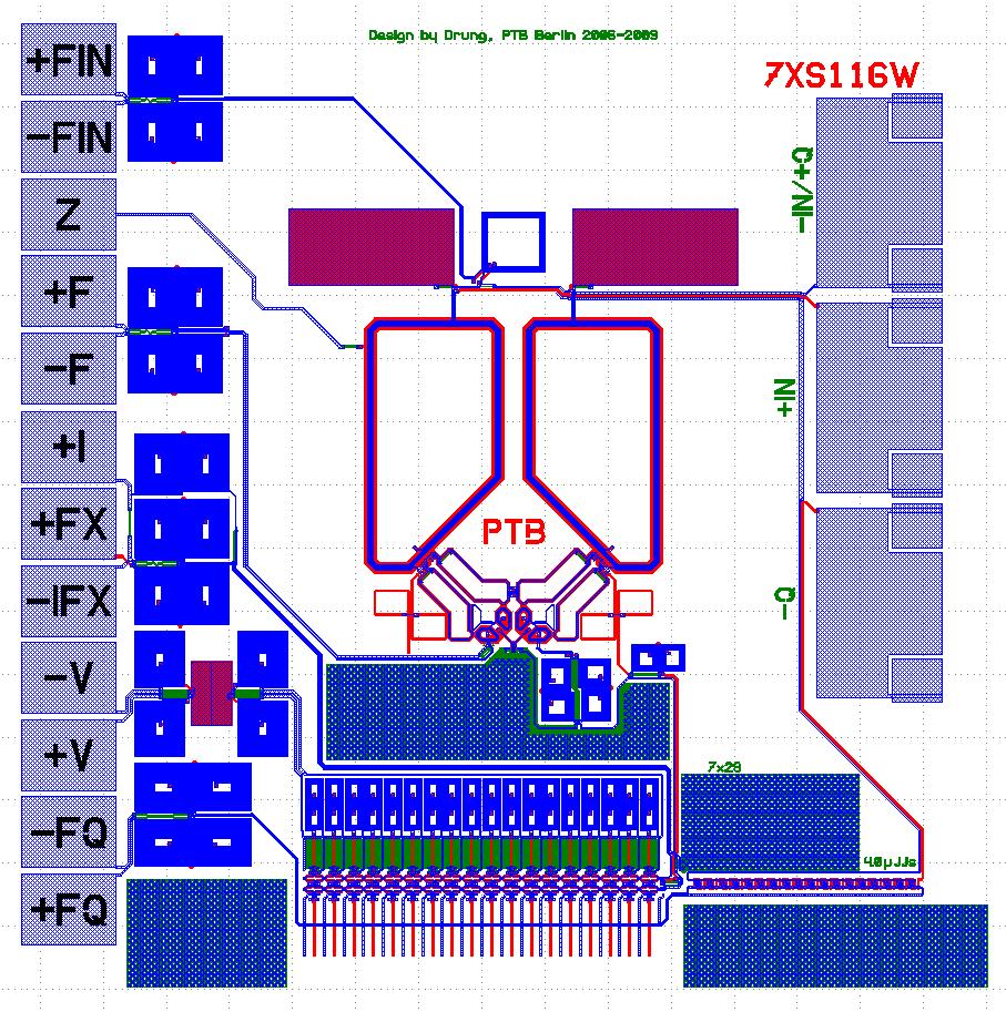 PTB SQUID sensors for MMCs power dissipation T chip,min 200 mk SQ1 0.
