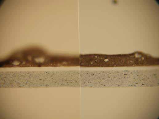 Light Microscopy of Tape Components Light microscopy offers a simple way to assess the similarities