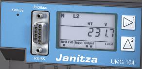 Establishing Cnnectivity Figure 10: Janitza meter screen and buttns T establish cnnectivity between the SlarEdge device and the Janitza UMG 104 Meter: 1.