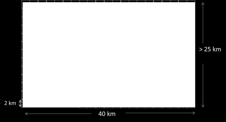 after (satellite maneuver) Typical footprint: 2x2 km