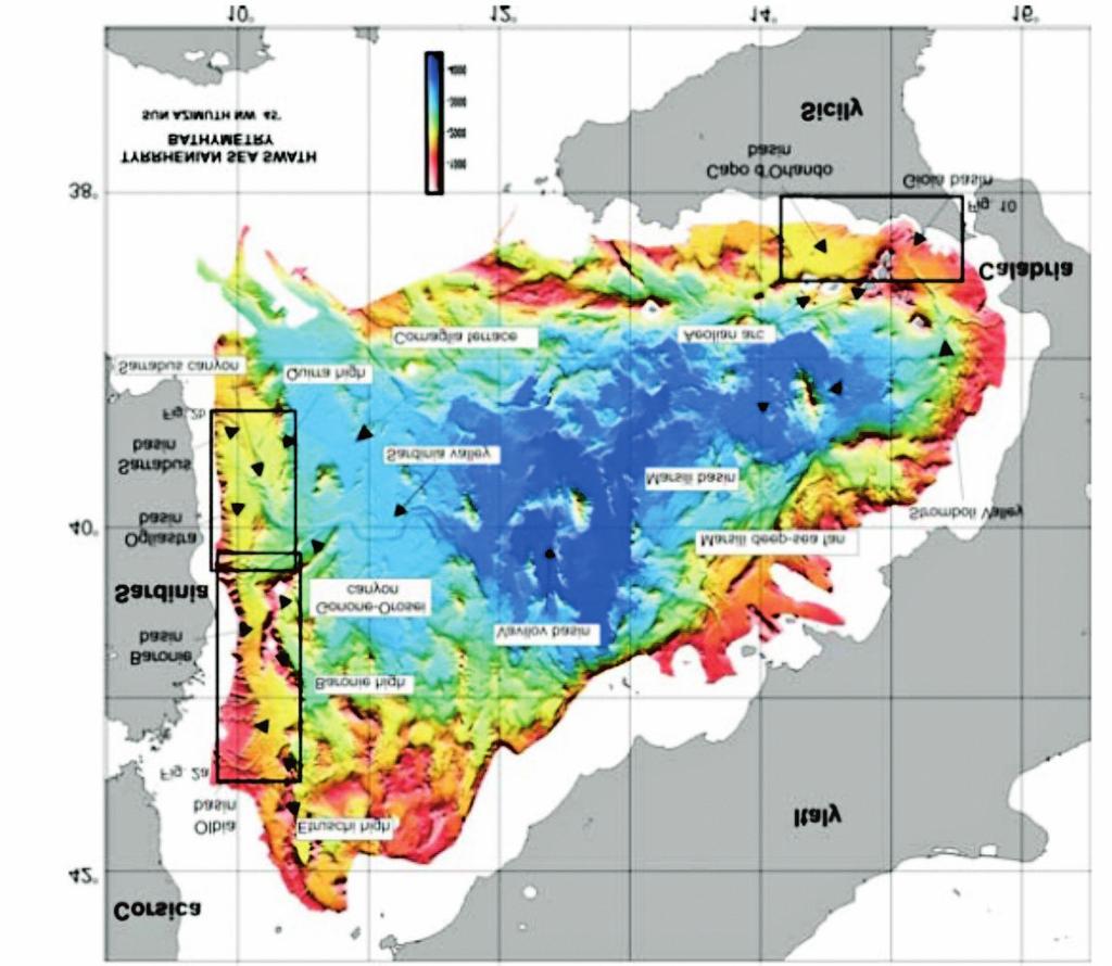 SUBMARNE CANYON DYNAMCS - Sorrento, taly, 15-18 April 2015 Submarine canyons and channels of the Tyrrhenian Sea: from geological observations to oceanographic, biological and hazards studies Fabiano