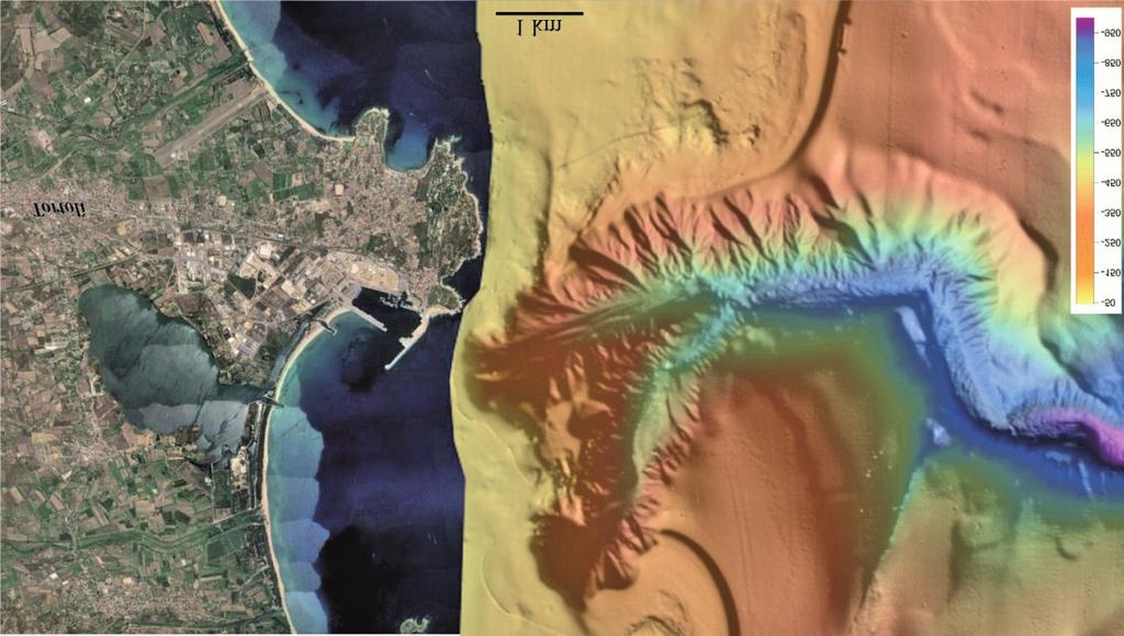 SUBMARNE CANYON DYNAMCS - Sorrento, taly, 15-18 April 2015 seaward and therefore isolated the canyon heads from any input of riverbome sediment, thus dictating the onset of canyon deactivation during