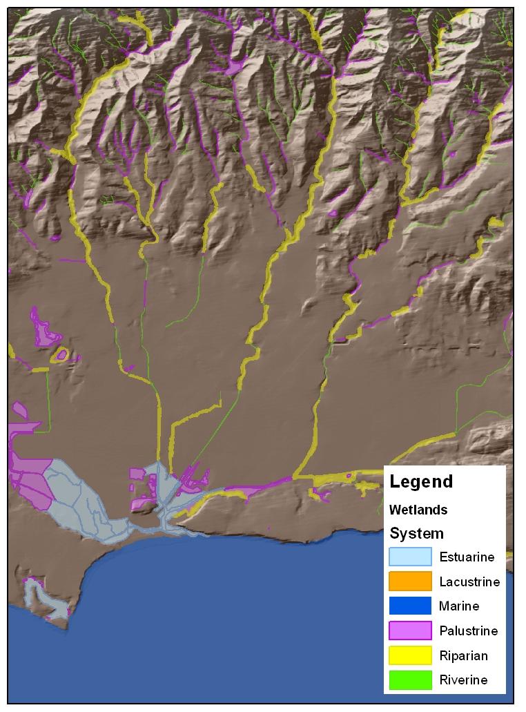 Hydric soils (NRCS) County hydrology layers