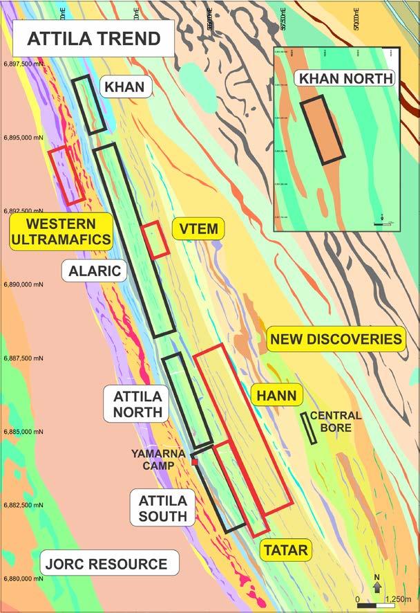 in all 4 original deposits - Attila South, Attila North, Alaric & Khan New Gold Discoveries