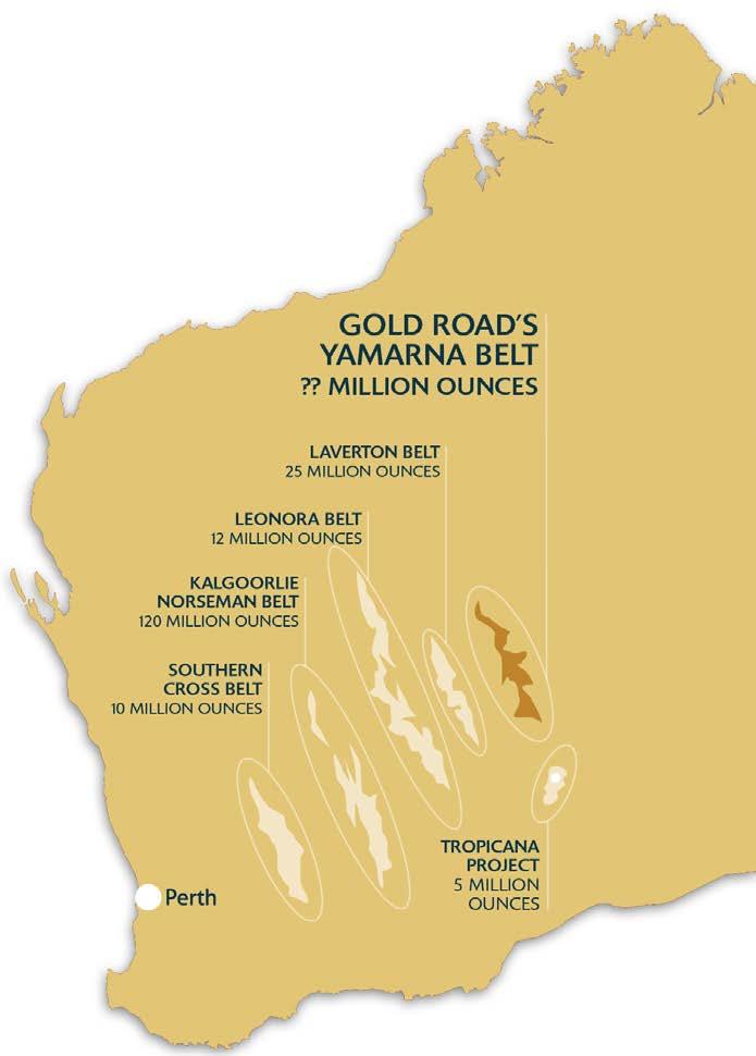 Yamarna Belt: A Major New Gold Region 13 new gold discoveries in 30 months Pipeline of >100 prospects Gold resource so far exceeds 1M ounces <1% of 5,000km 2