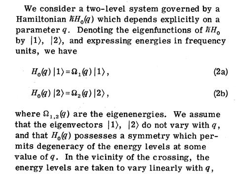 Landau-Zener Theory (93) http://pra.aps.