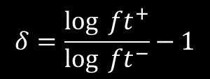 2.4 β-decay spectroscopy of 20 Mg Comparison between the transitions in the mirror β decays of 20 Mg and 20 O Transition log ft Ref. δ 20O 20 F 1057 kev 3.740(6) D. E. Alburger 20Mg 20 Na 984.