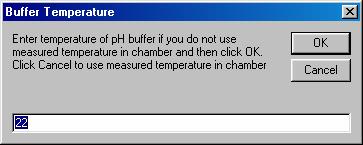After the Buffer Temperature form closes, the ph calibration form appears, as shown in Figure 0-2. Three commonly used buffers are pre-selected.