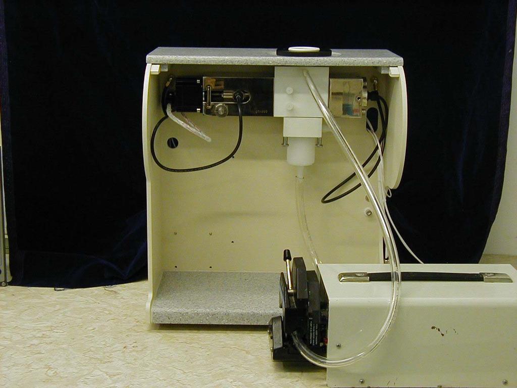 DT-100 with peristaltic pump This setup is suitable for viscose and unstable systems.