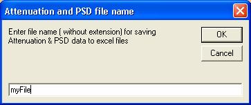 Saving and retrieving Excel files from the Analysis form The analysis of a particular measurement can be easily saved to an Excel file.