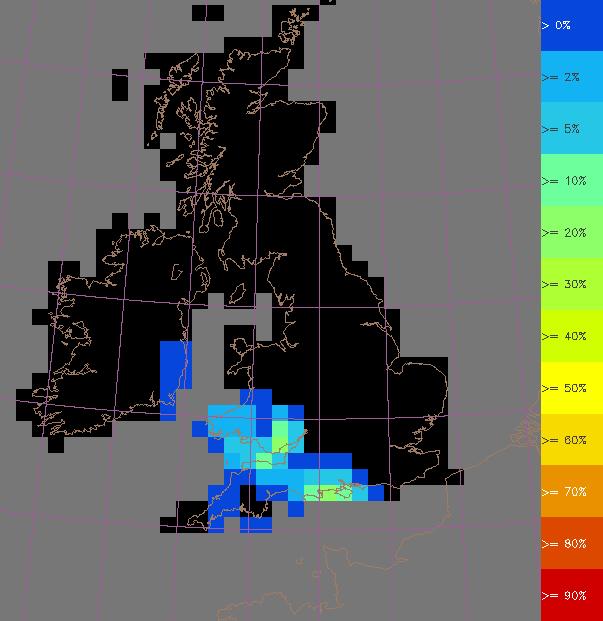 Short Range Forecasting Surface Water flood forecasting using MOGREPS-UK probabilities of