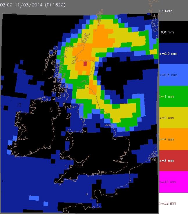 medium range rainfall ensembles, allowing probabilistic forecasting.