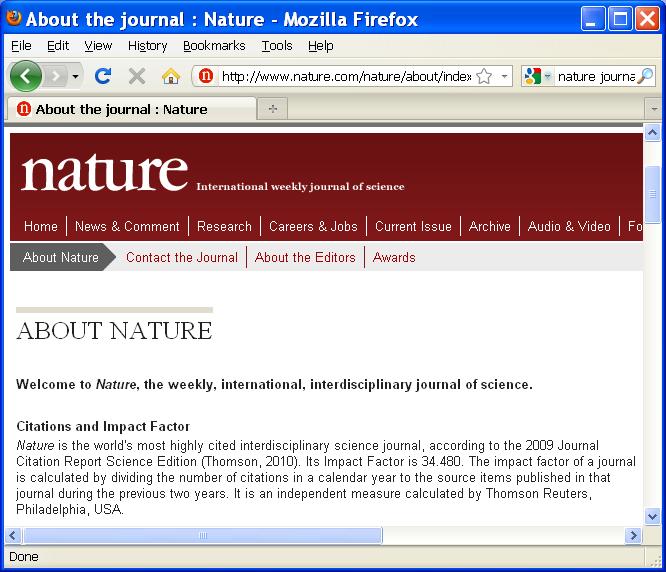"average article" in a jurnal has been cited