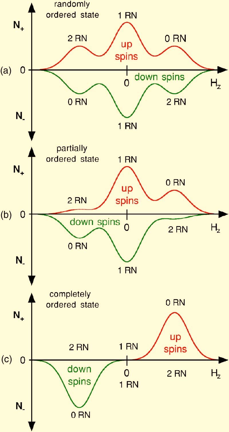 The three cases of this two-neighbor-model lead to the fine structure of three for all quantum resonance steps.