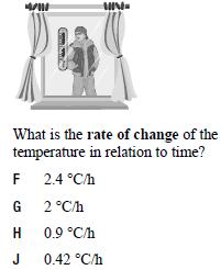 Q.9 (MC, 2007, winter, expectation: determine the characteristics of linear relations) 9. Which table shows a linear relationship between x and y? 2 Q.