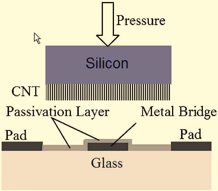 This test, however, can only yield a total thermal resistance, summed over the depth of the CNT layer including interfaces, and suffered from relatively large uncertainties.