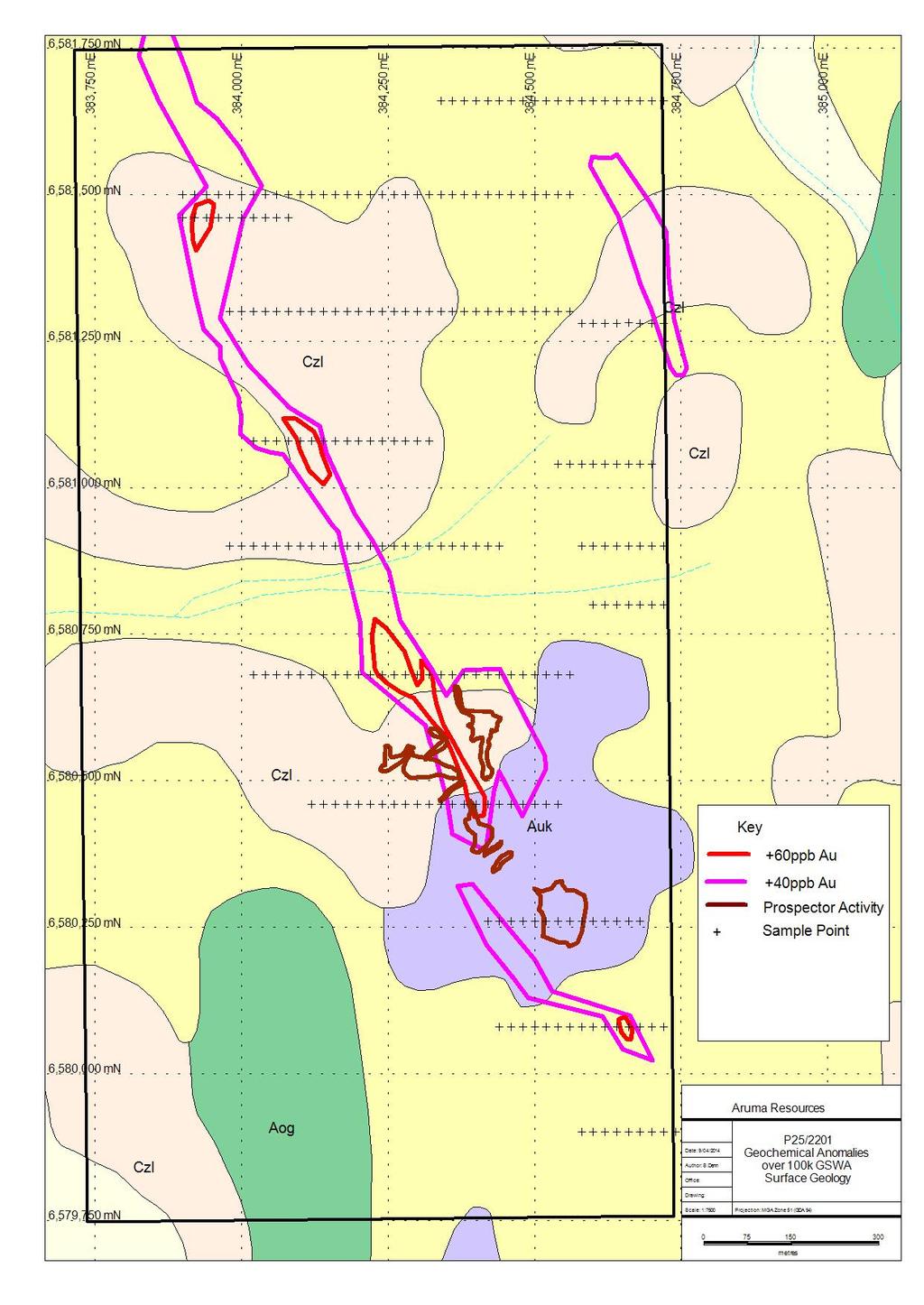 Clinker Hill Drill Hole Figure 4 Proposed RC drilling on geochemistry and geology at Clinker Hill The PoW was completed and submitted at the