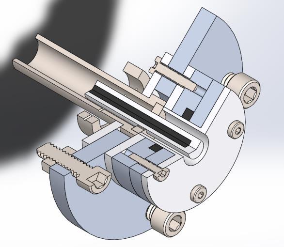 original thruster s channel and anode dimensions. A cross section of the Halbach thruster with labels can be seen in Figure 4.