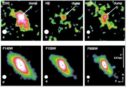 Subaru Telescope Discovery of an Extremely Young Stellar Clump in the Distant Universe (Zanella et al.