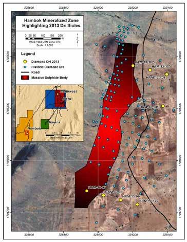 Indicated and inferred open pit resources 1 No alteration zone or feeder system found (yet) Open