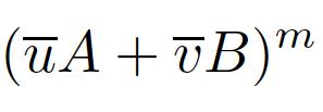 Bethe Ansatz => Transfer matrix contains all integer moments A.