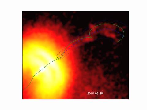 The Vela Pulsar s jet: a giant cosmic corkscrew. Instability or evidence for a torque-free neutron star precession?
