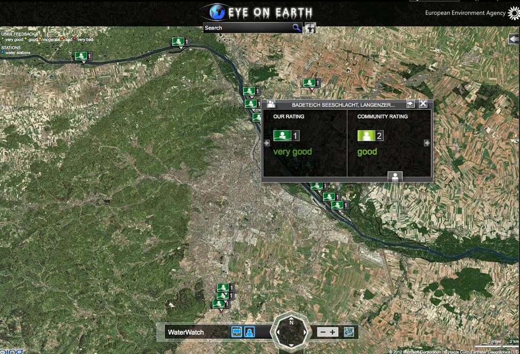 European Environment Agency Eye on Earth App-based approach